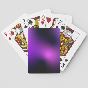 Baraja De Cartas Tarjetas de reproducción de degradado púrpura mode