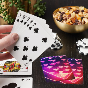 Baraja De Cartas Tarjetas de reproducción de diseño digital para el