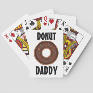 BARAJA DE CARTAS TARJETAS DE REPRODUCCIÓN DE DONUT DAD