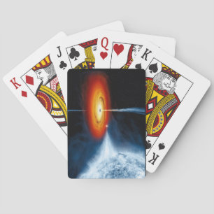 BARAJA DE CARTAS TARJETAS DE REPRODUCCIÓN DE ESPACIO PROFUNDO