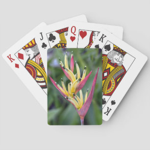 Baraja De Cartas Tarjetas de reproducción de flores