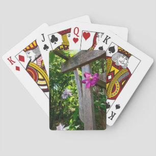 Baraja De Cartas Tarjetas de reproducción de flores Clematis