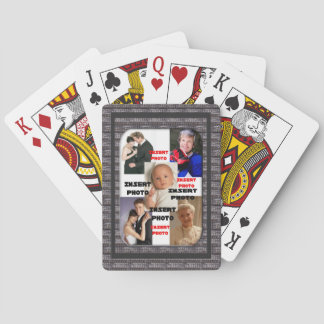 Baraja De Cartas Tarjetas de reproducción de fotografías personaliz