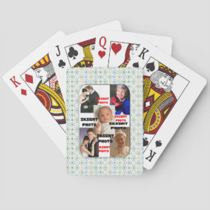 Baraja De Cartas Tarjetas de reproducción de fotografías personaliz