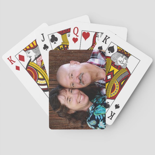 BARAJA DE CARTAS TARJETAS DE REPRODUCCIÓN DE FOTOS PERSONALIZADAS (Reverso)