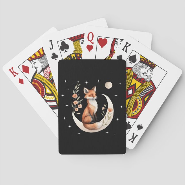 Baraja De Cartas Tarjetas de reproducción de Fox (Reverso)