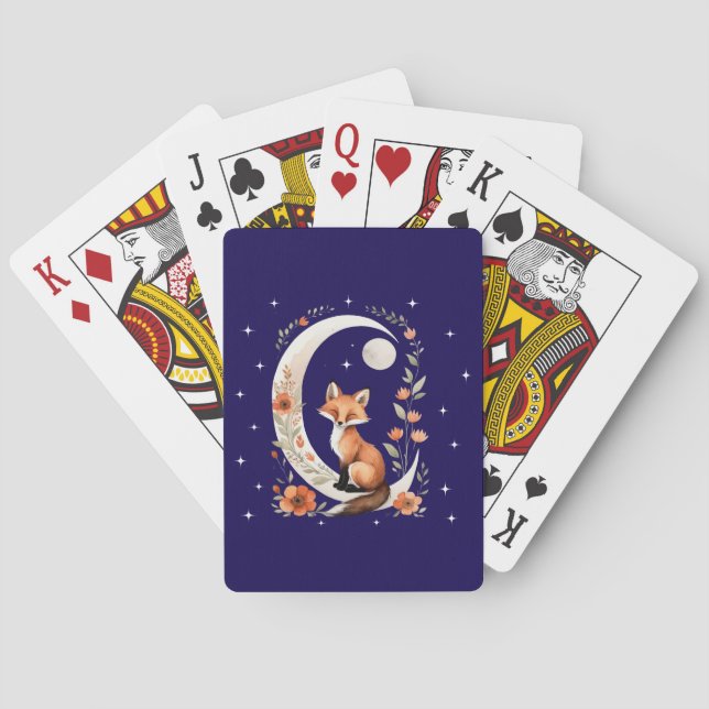 Baraja De Cartas Tarjetas de reproducción de Fox (Reverso)