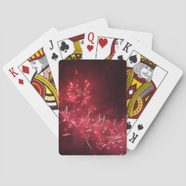 Baraja De Cartas Tarjetas de reproducción de fuegos artificiales