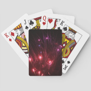 Baraja De Cartas Tarjetas de reproducción de fuegos artificiales