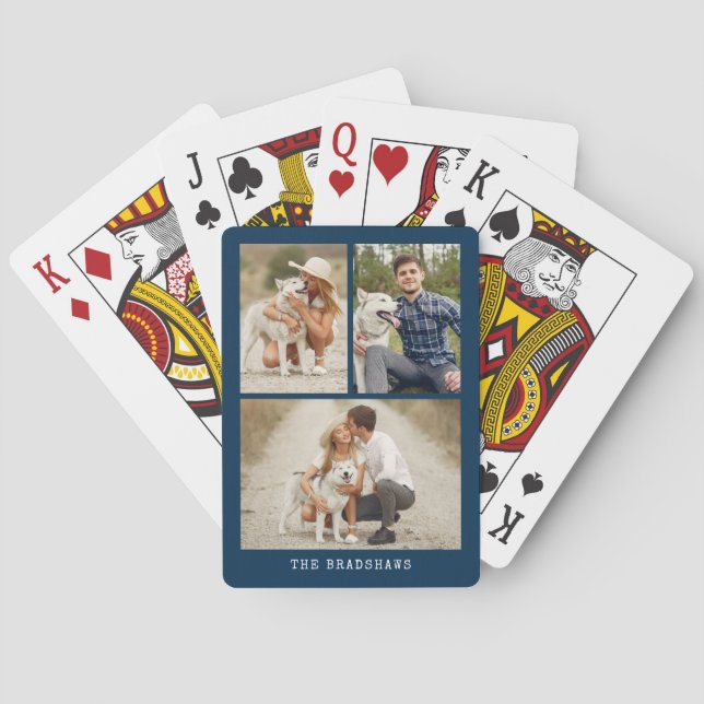 Baraja De Cartas Tarjetas de reproducción de galería fotográfica 3  (Reverso)