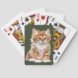 Baraja De Cartas Tarjetas de reproducción de gato