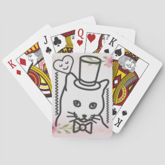 Baraja De Cartas Tarjetas de reproducción de gato original
