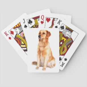 Baraja De Cartas Tarjetas de reproducción de Golden Retriever