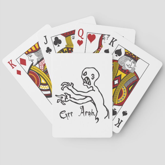 Baraja De Cartas Tarjetas de reproducción de grr Argh Vampire Slaye (Reverso)