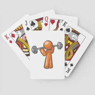 Baraja De Cartas Tarjetas de reproducción de halterofilia