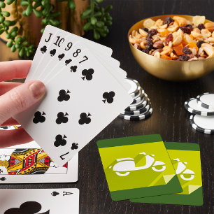 Baraja De Cartas Tarjetas de reproducción de iconos de Scooter