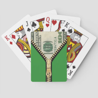 Baraja De Cartas Tarjetas de reproducción de imprenta de $100