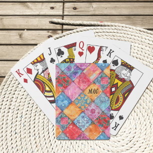 Baraja De Cartas Tarjetas de reproducción de impresión de mosaico f
