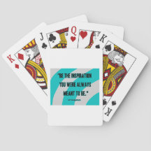 Tarjetas de reproducción de inspiración