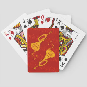 Baraja De Cartas Tarjetas de reproducción de instrumentos de banda