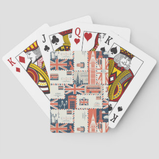 Baraja De Cartas Tarjetas de reproducción de London Post