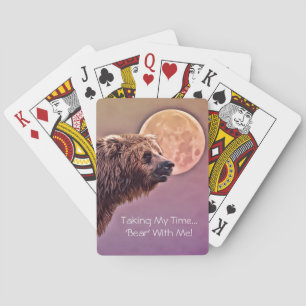 Baraja De Cartas Tarjetas de reproducción de lunas completas