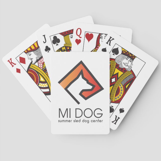 Baraja De Cartas Tarjetas de reproducción de MI DOG (Reverso)