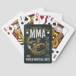 Baraja De Cartas Tarjetas de reproducción de MMA - No hay tiempo pa