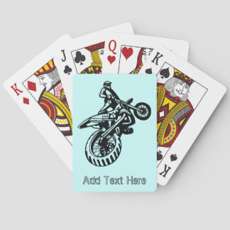Baraja De Cartas Tarjetas de reproducción de motocicletas personali