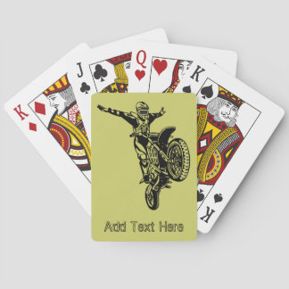 Baraja De Cartas Tarjetas de reproducción de motocicletas personali