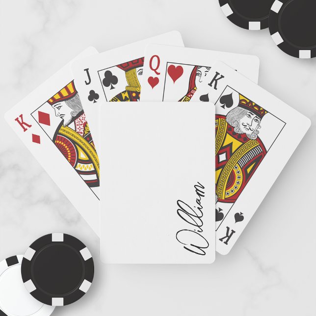 Baraja De Cartas Tarjetas de reproducción de nombres personalizadas (Subido por el creador)