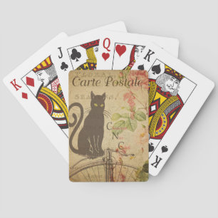 Baraja De Cartas Tarjetas de reproducción de postales francesas