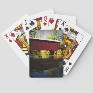 Baraja De Cartas Tarjetas de reproducción de puentes cubiertas