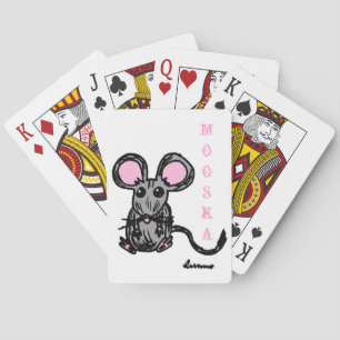 Baraja De Cartas Tarjetas de reproducción de ratón de Mooska cúpula