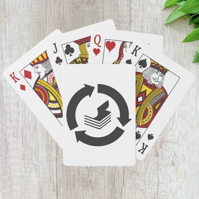 Baraja De Cartas Tarjetas de reproducción de reciclaje de papel (Subido por el creador)