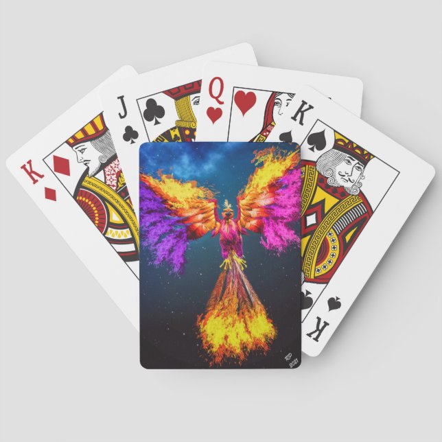 Baraja De Cartas Tarjetas de reproducción de renacimiento (Reverso)