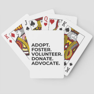 Baraja De Cartas Tarjetas de reproducción de rescate animal