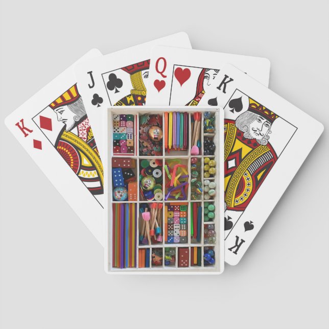 Baraja De Cartas Tarjetas de reproducción de rompecabezas (Reverso)