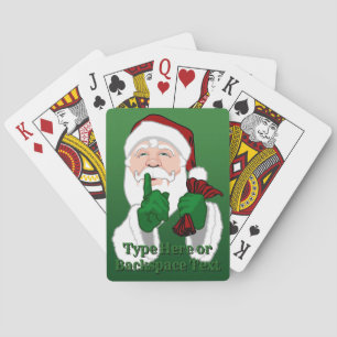 Baraja De Cartas Tarjetas de reproducción de Santa Clause Tarjetas 