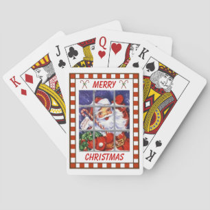 Baraja De Cartas Tarjetas de reproducción de Santa Vieja