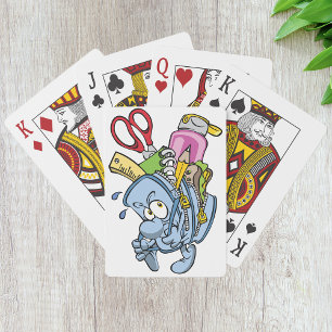 Baraja De Cartas Tarjetas de reproducción de suministros escolares