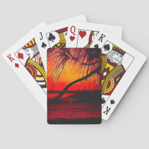 Baraja De Cartas Tarjetas de reproducción de Sunset