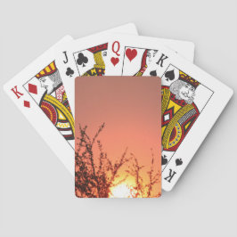 Baraja De Cartas Tarjetas de reproducción de Sunset