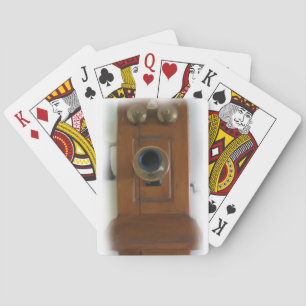 Baraja De Cartas Tarjetas de reproducción de teléfono de época