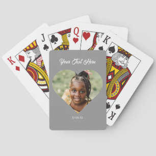 Baraja De Cartas Tarjetas de reproducción de texto Personalizado ve