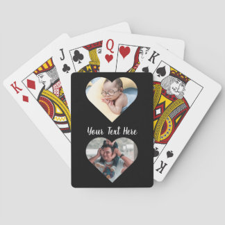 Baraja De Cartas Tarjetas de reproducción de texto Personalizado ve