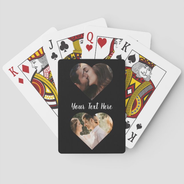 Baraja De Cartas Tarjetas de reproducción de texto Personalizado ve (Reverso)