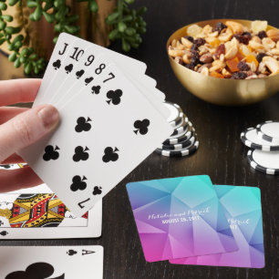 Baraja De Cartas Tarjetas de reproducción de tonos de joyas multico