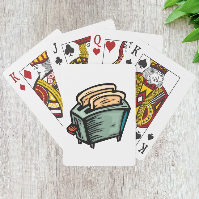 Baraja De Cartas Tarjetas de reproducción de tostadora verde (Subido por el creador)