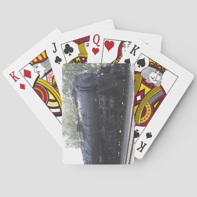 Baraja De Cartas Tarjetas de reproducción de trenes (Reverso)